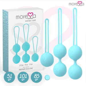 MORESSA - CONJUNTO OSIAN SILICONE PREMIUM TURQUESA