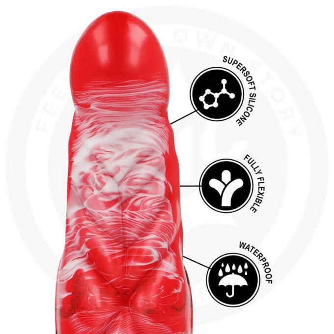 ÉPICO - DILDO AGNIS CRIMSON FIRE