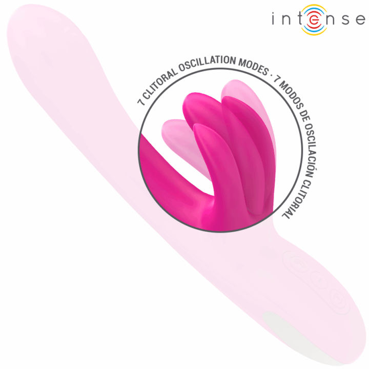 INTENSE - BRITNEY MULTIFUNCIONAL RABBIT VIBRADOR 23 CM ROSA