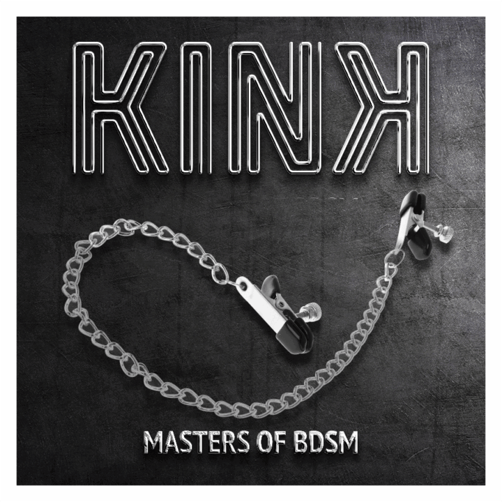 KINK - PINÇAS DE CORRENTE PLANA PRATA 34 CM