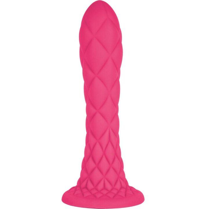 SILEXD - DREAMY DILDO FANTASY SILICONE LÍQUIDO TERMORATIVO FÚCSIA 18,5 CM