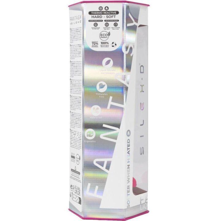 SILEXD - DREAMY DILDO FANTASY SILICONE LÍQUIDO TERMORATIVO FÚCSIA 18,5 CM