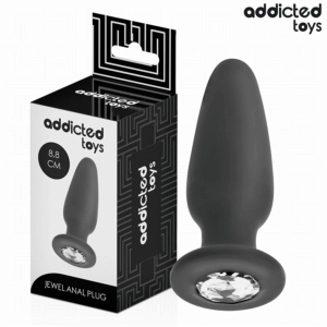 ADDICTED TOYS - PLUG ANAL COM JOIA TAMANHO S 8,8 CM