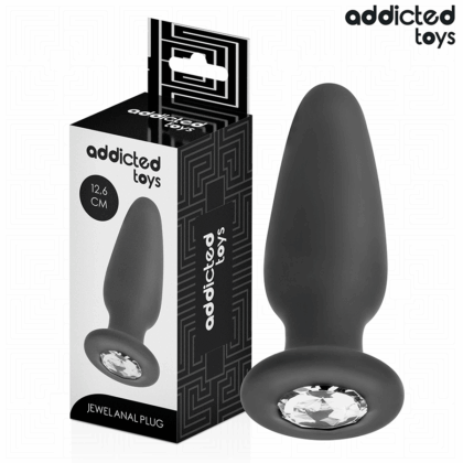 ADDICTED TOYS - PLUG ANAL COM JOIA TAMANHO L 12,6 CM