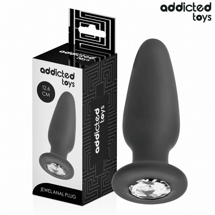 ADDICTED TOYS - PLUG ANAL COM JOIA TAMANHO L 12,6 CM