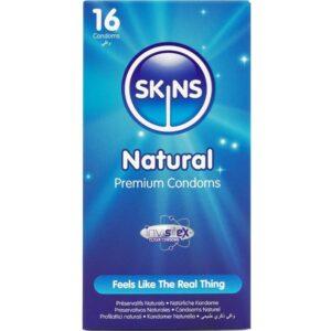 SKINS - PRESERVATIVOS NATURAIS PREMIUM PACOTE 16
