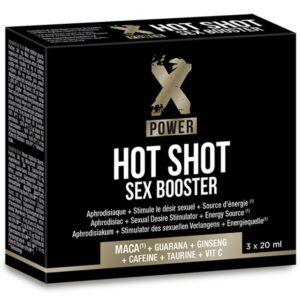 X POWER - HOT SHOT SEX BOOSTER AUMENTA LIBIDO 3 X 20 ML