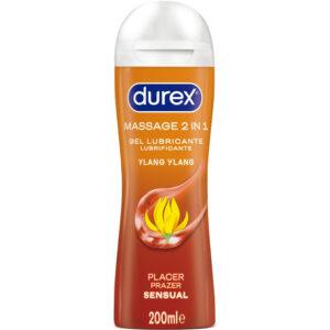 DUREX - GEL LUBRIFICANTE PARA MASSAGEM SENSUAL YLANG YLANG 200 ML