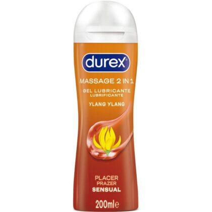 DUREX - GEL LUBRIFICANTE PARA MASSAGEM SENSUAL YLANG YLANG 200 ML