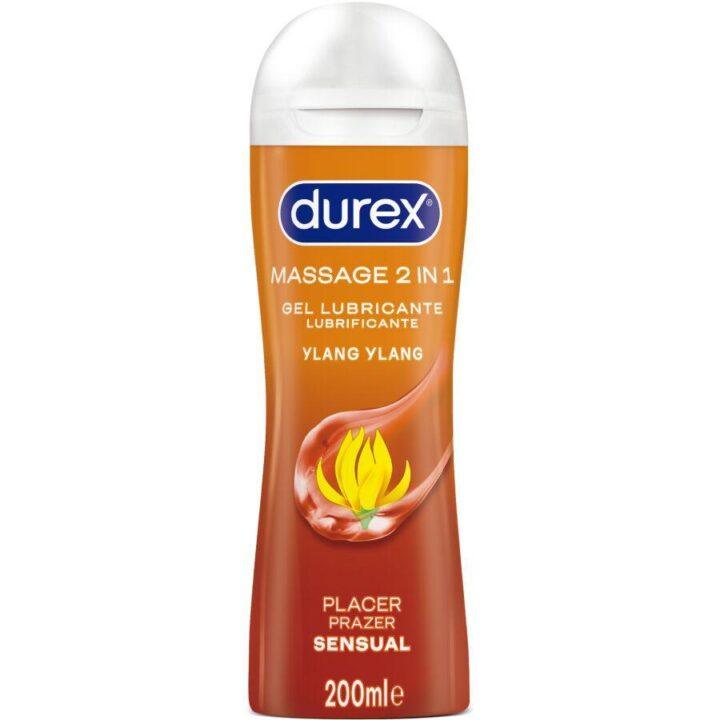 DUREX - GEL LUBRIFICANTE PARA MASSAGEM SENSUAL YLANG YLANG 200 ML