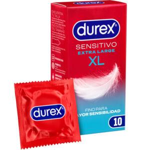 DUREX - PRESERVATIVOS SENSITIVE XL EXTRA LONGO 10 UNIDADES