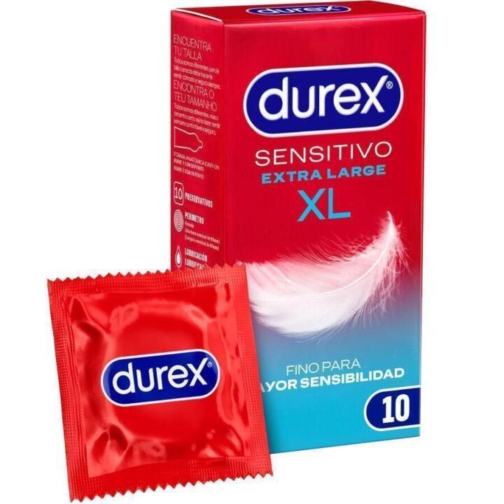 DUREX - PRESERVATIVOS SENSITIVE XL 10 UNIDADES