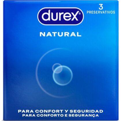 DUREX - PRESERVATIVOS NATURAIS 3 UNIDADES