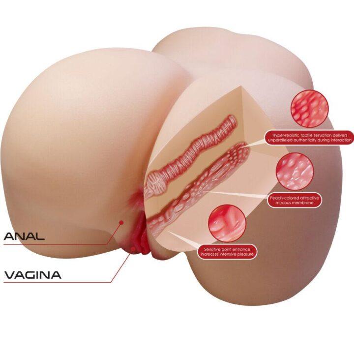 CRAZY BULL - JULIA REALISTA FEMININA BUNDA VAGINA E ANAL 11 KG