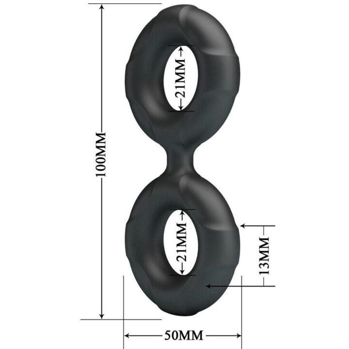 CRAZY BULL - ANEL DUPLO DE SILICONE RADWAN MODELO 19