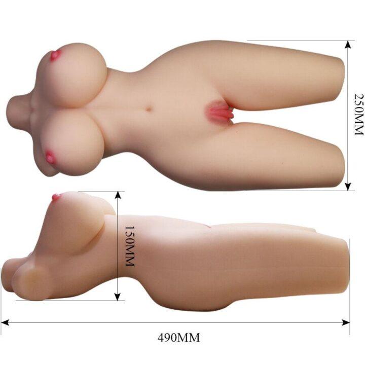 CRAZY BULL - TIFFANY REALISTIC FEMALE TORSO VAGINA AND ANAL 5.5 KG