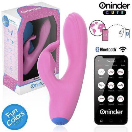 ONINDER CUTE - VIBRADOR LOVE BUNNY PARA PONTO G E CLITÓRIS - APLICATIVO MUNDIAL GRATUITO