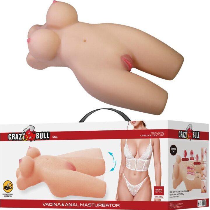CRAZY BULL - MIA TRONCO FEMININO REALISTA VAGINA E ANAL 8,5 KG