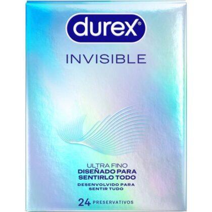DUREX - PRESERVATIVOS ULTRA FINOS INVISÍVEIS 24 UNIDADES