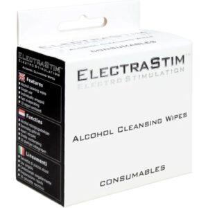 ELECTRASTIM - LENÇOS DE LIMPEZA COM ÁLCOOL 10 UNIDADES