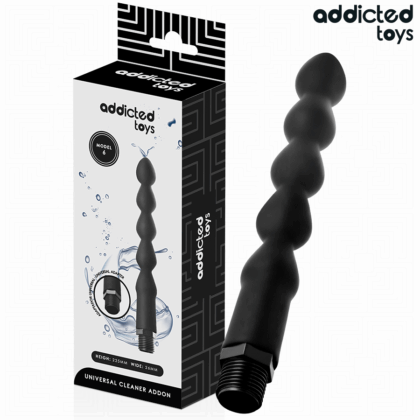 ADDICTED TOYS - LIMPADOR ANAL COM ADAPTADOR UNIVERSAL MODELO 6