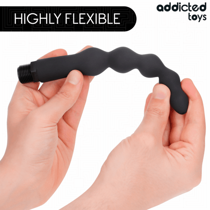 ADDICTED TOYS - LIMPADOR ANAL COM ADAPTADOR UNIVERSAL MODELO 5