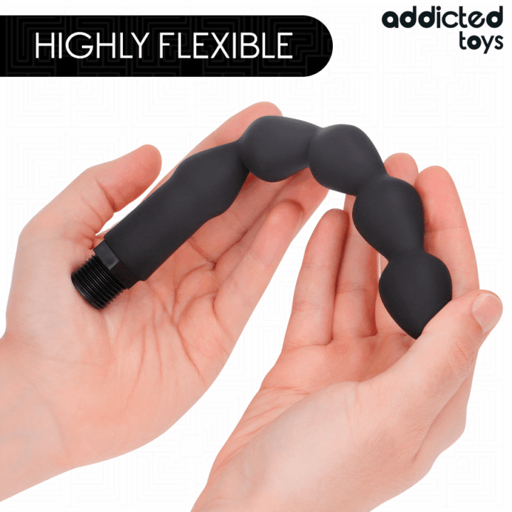 ADDICTED TOYS - LIMPADOR ANAL COM ADAPTADOR UNIVERSAL MODELO 6