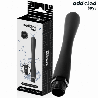 ADDICTED TOYS - LIMPADOR ANAL COM ADAPTADOR UNIVERSAL MODELO 4