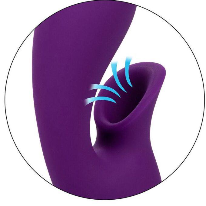 CALEXOTICS - ESTIMULADOR E SUCCIONADOR HUNTINGTON BEACH HEARTBREAKER ROXO DA CALIFORNIA DREAMING