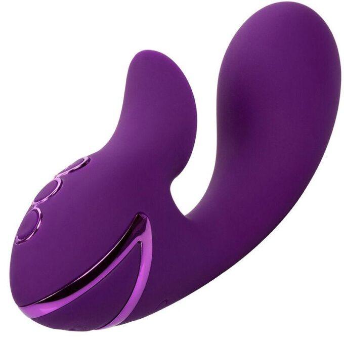CALEXOTICS - ESTIMULADOR E SUCCIONADOR HUNTINGTON BEACH HEARTBREAKER ROXO DA CALIFORNIA DREAMING
