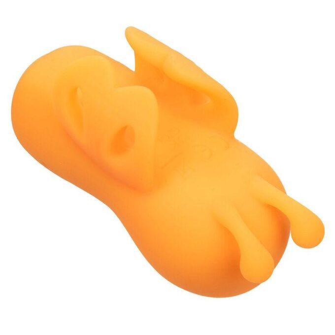CALEXOTICS - NEON VIBES BUZZING VIBE O ESTIMULADOR DE DEDO 10 VIBRAÇÕES LARANJA