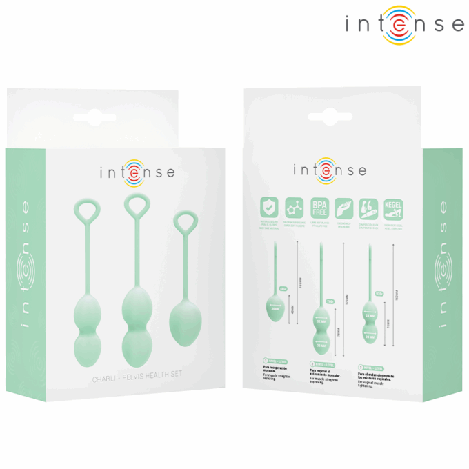 INTENSE - KIT CHARLI KEGEL BALL VERDE CLARO