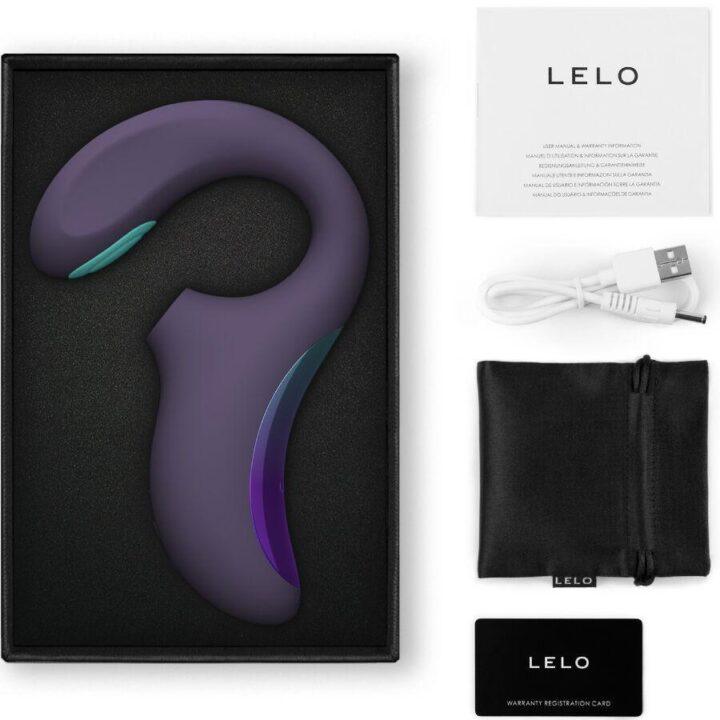 LELO - ENIGMA DUPLO VIBRADOR SÔNICO POINT G CYBER ROXO