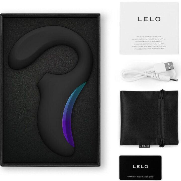 LELO - ENIGMA WAVE MASSAGEADOR DE TRIPLA VIBRAÇÃO PRETO