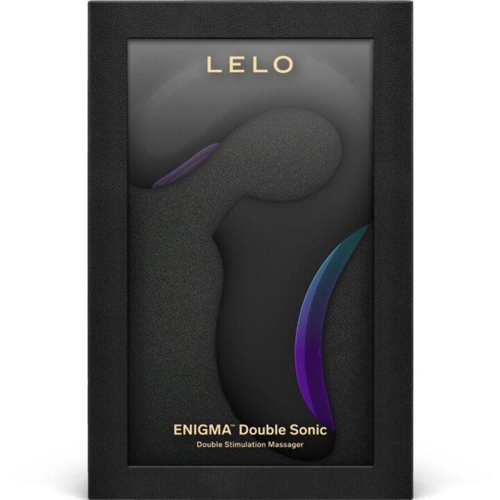 LELO - ENIGMA DUPLO VIBRADOR SÔNICO PONTO G PRETO