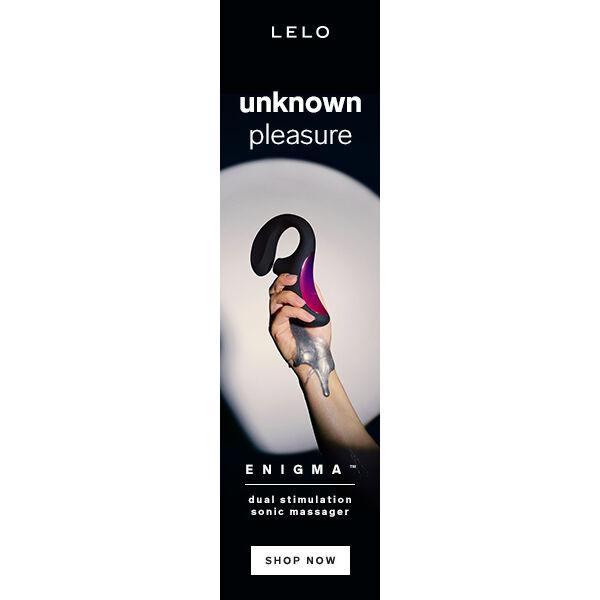 LELO - ENIGMA MASSAGER DE ESTIMULAO DE DUPLA SUCO PRETO