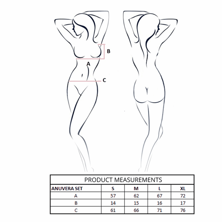 PASSION - CONJUNTO DE SUTIÃ + TANGA ANUVERA BRANCO G/GG