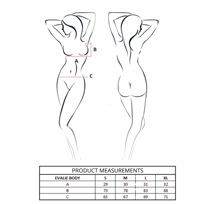 PASSION - EVALIE BODY BRANCO P/M