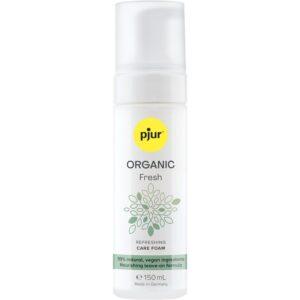 PJUR - ESPUMA REFRESCANTE ORGÂNICA FRESCANTE VEGANO SEM ENXÁGUE 150 ML