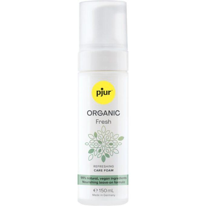 PJUR - ESPUMA REFRESCANTE ORGÂNICA FRESCANTE VEGANO SEM ENXÁGUE 150 ML