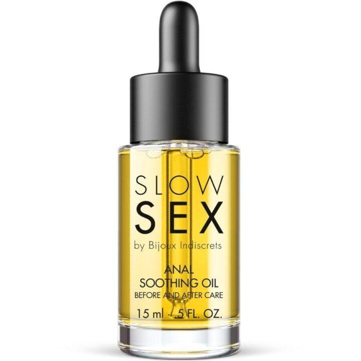 BIJOUX INDISCRETS - ÓLEO ANAL CALMANTE PARA SEXO LENTO 15 ML