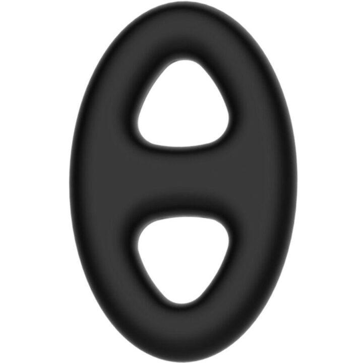 CRAZY BULL - ANEL DE SILICONE OVAL DUPLO