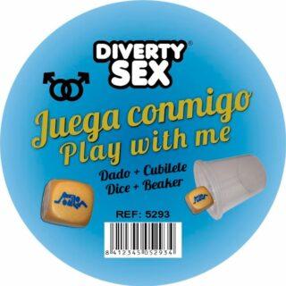 DIABLO PICANTE - DADO DURO DOURADO COM POSIÇÕES DE HOMENS E CUBO