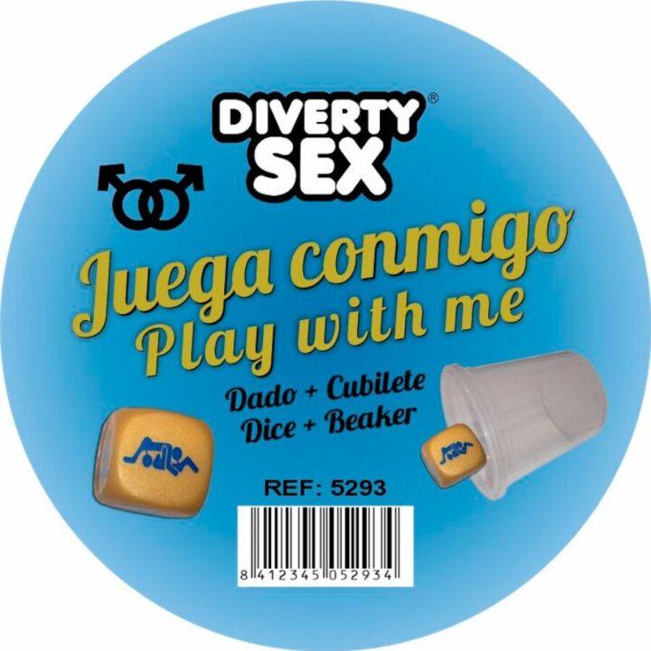 DIABLO PICANTE - DADO DURO DOURADO COM POSIÇÕES DE HOMENS E CUBO