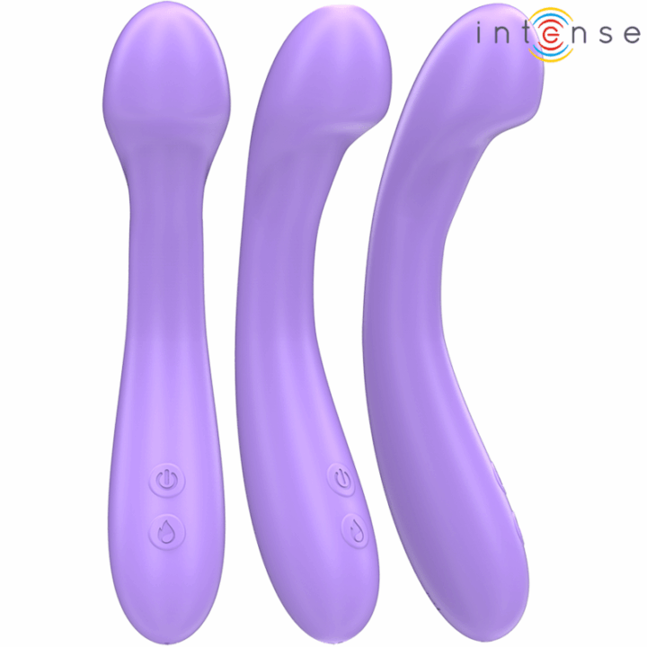 INTENSE - VIBRADOR BECKY 19 CM AQUECÍVEL 7 VIBRAÇÕES ROXO