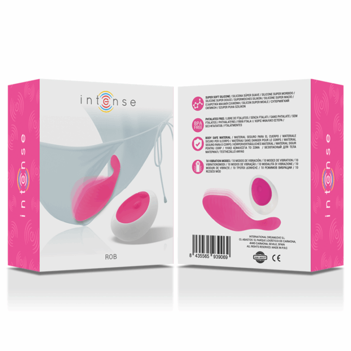 INTENSE - ROB PANTIE CONTROLE REMOTO ROSA