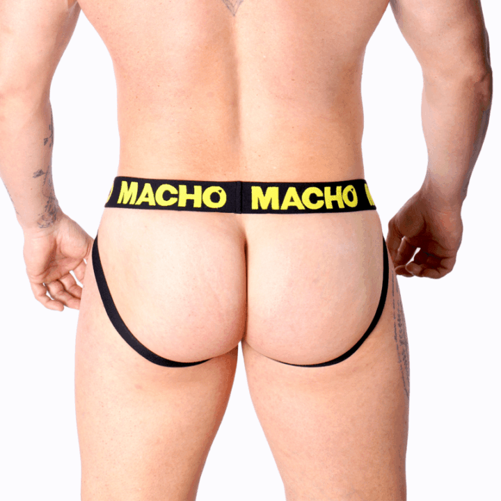 MACHO - MX25A JOCK LYCRA AMARELO L