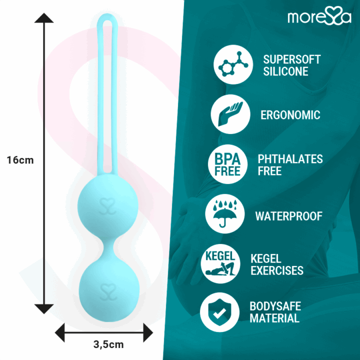 MORESSA - OSIAN DOIS SILICONE TURQUESA PREMIUM