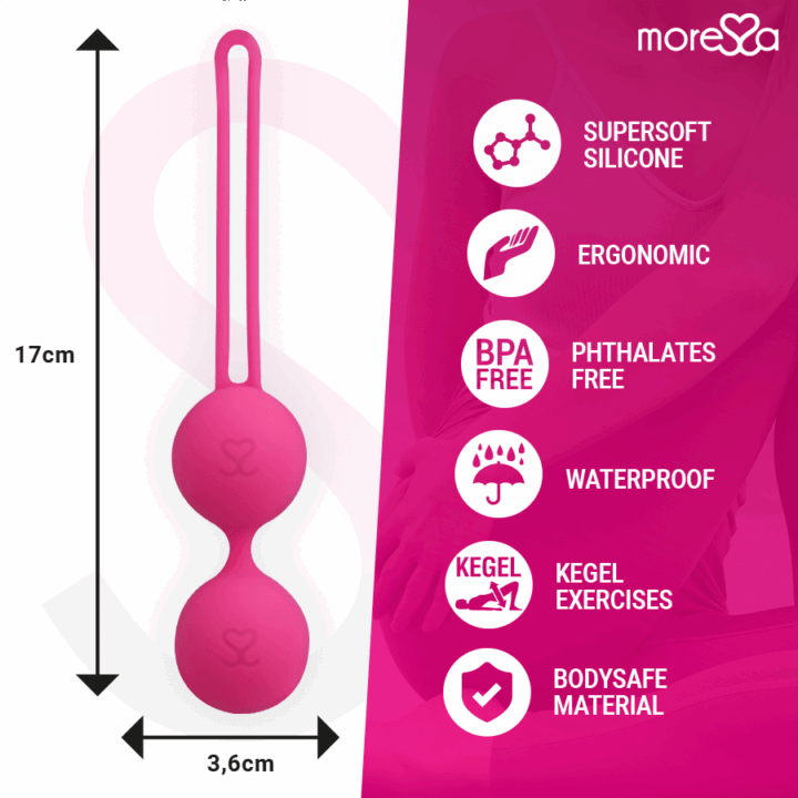 MORESSA - OSIAN TRÊS SILICONE PREMIUM ROSA