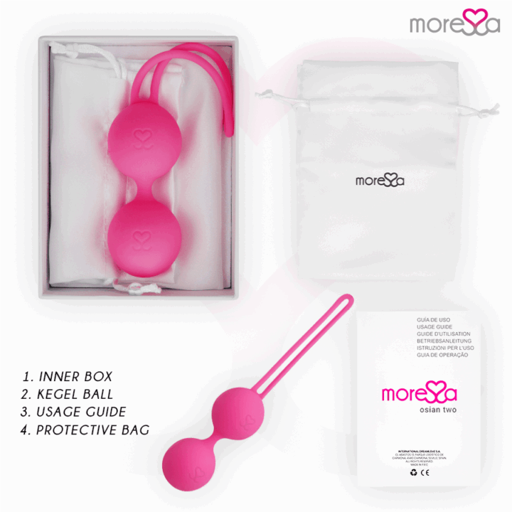 MORESSA - OSIAN DOIS SILICONE PREMIUM ROSA